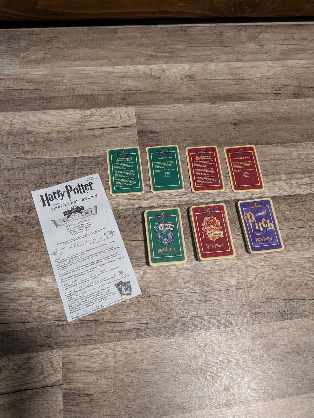 Harry Potter and the Sorcerer's Stone Quidditch Card Game